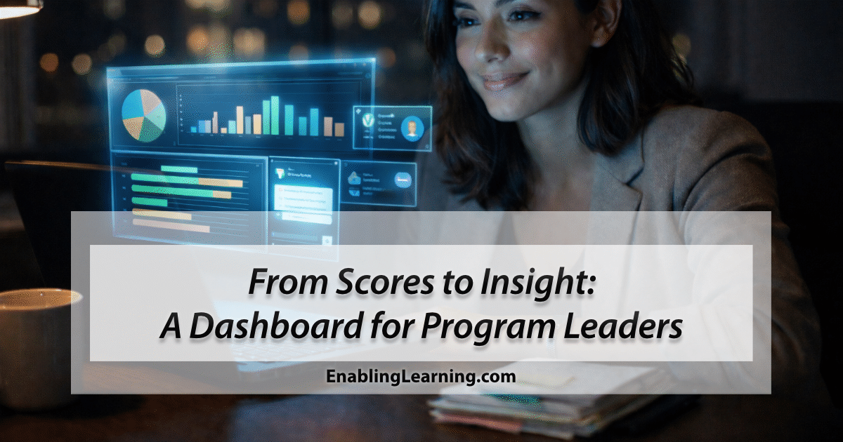 Teacher candidate viewing a holographic Smart Study Dashboard with performance charts and AI coaching interface floating above a laptop screen