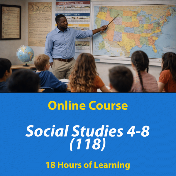 TExES 118 Social Studies 4-8 Online Exam Preparation Course by Enabling Learning